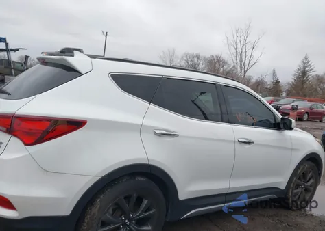 2017 Hyundai Santa Fe Sport 2.0T Ultimate from USA, damaged, VIN 5XYZW4LA9HG387204
